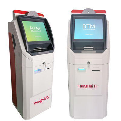 Kiosque d'atmosphère de BTM l'IPC BNR Bitcoin, machine de paiement d'individu de 21,5 pouces