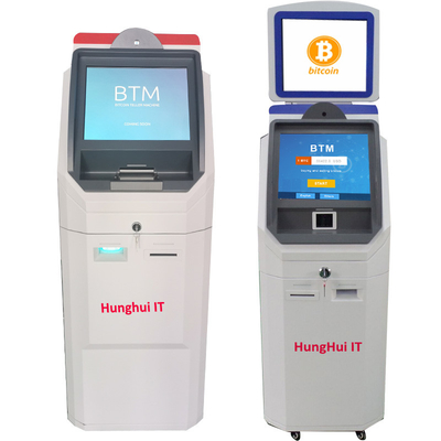 Kiosque d'atmosphère de BTM l'IPC BNR Bitcoin, machine de paiement d'individu de 21,5 pouces